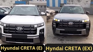 Hyundai CRETA Base E Vs EX Full Comparison [upl. by Maxine]