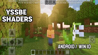 Mcpe 121  Yssbe Shaders 196 Renderdragon Android  Windows 10 [upl. by De Witt5]