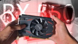 UNBOXING DA PLACA DE VÍDEO RX 550 😍Comprada Na Kabum😍 [upl. by Yahs786]