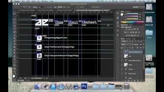 Create A Website Using Photoshop amp Dreamweaver  Part 1 [upl. by Groark]