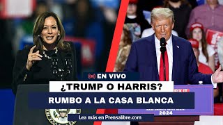 ¿Kamala Harris o Donald Trump Surgen primeros resultados de elección presidencial en Estados Unidos [upl. by Nnael]