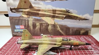 Hobby Boss 172 scale F5E Tiger 2 full build review [upl. by Banyaz]