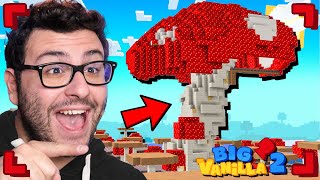 HO COSTRUITO UN FUNGO GIGANTE nella BIG VANILLA 2 MINECRAFT ITA [upl. by Aysab]