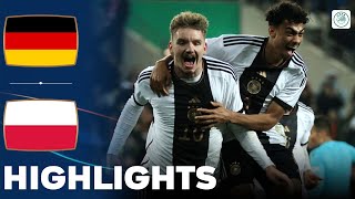 Germany vs Poland  What a Game  Highlights  U21 Euro Qualification 21112023 [upl. by Portie597]