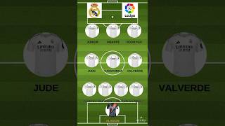 FOOTBALL LINE UP LA LIGA WEEK 13 quotREAL MADRID VS OSASUNA realmadrid laliga osasuna [upl. by Verile194]