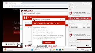 Como resolver Seu PC está infectado com 5 vírus [upl. by Dong]