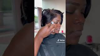 Another way of Styling human hair weave on  bald head😱❤❤👍 [upl. by Elik]