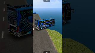 Bus simulator Indonesia gaming offroad drive hill road youtube shorts [upl. by Noryak]