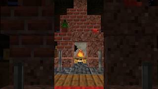 Chestnuts roasting on an open fire ❄️ minecraft yulelog fireplace4k [upl. by Teirrah]