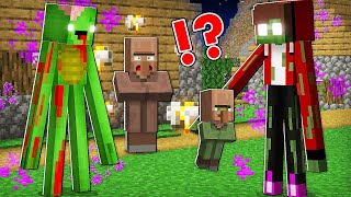 How Mikey and JJ Became ZOMBIE Enderman   Minecraft Maizen [upl. by Nary304]