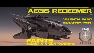 Star Citizen Aegis Redeemer Paints [upl. by Lyndel]