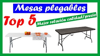 ✅ MESA PLEGABLE ✅  ❤️ Las 5 mesas plegables con MEJOR RELACIÓN CALIDADPRECIO ❤️ [upl. by Neih80]