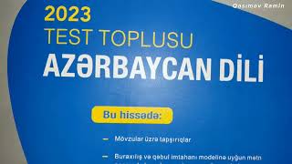 Azərbaycan dili test toplusu cavabları  2ci hissə [upl. by Adnamor]