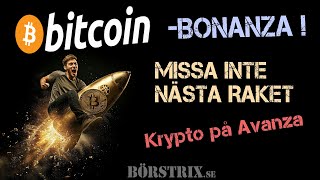 Köp INTE Bitcoin  Dessa kryptovalutor på Avanza har STÖRRE potential [upl. by Leihcar440]