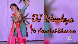 DJ Waleya  Dance Cover  Nimrat Khaira  Punjabi dance  By Aanchal Sharma [upl. by Denby]