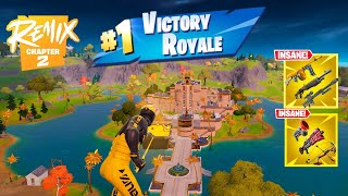 93 Kill Solo Vs Squads Wins Gameplay Full Game Fortnite Chapter 2 Remix Ps4 Controller [upl. by Ym737]