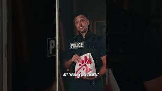 Police deliver Uber Eats 😂😫😭 shorts [upl. by Ittocs]