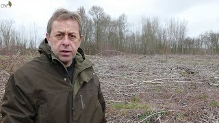 Le broyage des rémanents après la récolte des bois [upl. by Aronoel]