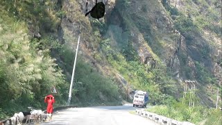 Kathmandu to Pokhara Beautiful High Way Road Nepal Tourism [upl. by Carree]