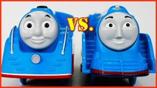 Thomas and Friends The Great Race Plarail Streamlined Thomas vs Plarail Shooting Star Gordon [upl. by Lyrad71]