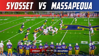 Massapequa vs Syosset Varsity Football Full Game [upl. by Rihana]