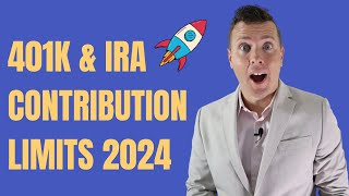 INCREASED 401k amp IRA Contribution limits for 2024 1 BIG CHANGE 🚀 [upl. by Britta634]