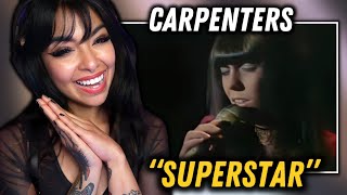 FIRST TIME HEARING CARPENTERS  SUPERSTAR  SINGER REACTION [upl. by Occer384]