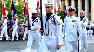 US Navy Ceremonial Guard  Sailors Take Up the Challenge [upl. by Margie]