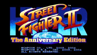 Character Select  Hyper Street Fighter II The Anniversary Edition OST Extended [upl. by Gassman730]