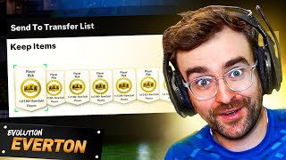 I PUT MY ENTIRE CLUB INTO PLAYER PICKS FC24 RTG Evolution Everton episode 66 [upl. by Burris]