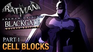 Batman Arkham Origins Blackgate Walkthrough  Part 1  Cell Blocks Deluxe Edition [upl. by Natalee296]