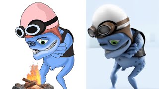 Crazy Frog  Flash 3 funny cartoon drawing meme [upl. by Neyut]