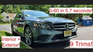 2021 Mercedes Benz C300 Trim Level Comparison and Review [upl. by Assirok]