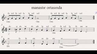 Manastırın ortasında nota [upl. by Idette]