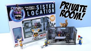 FNAF SISTER LOCATION McFarlane Private Room with Lolbit at GameStop [upl. by Lacy]