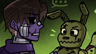 FNaF Comic Dub Mike Meets Plushtrap [upl. by Leif556]