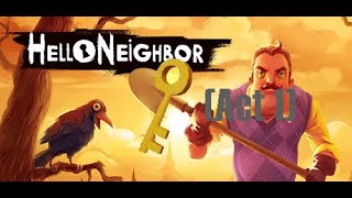 Hello Neighbor Tutorials  Yellow Key Act 1 [upl. by Tombaugh]