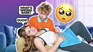 Having BAD Cramps To See How My BOYFRIEND Reacts Cute Reaction Piper Rockelle [upl. by Halli]