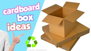 😍 You will love these 15 Ideas to make with cardboard boxes [upl. by Faxon156]