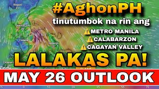 METRO MANILA 😱⚠️ BAGYONG AGHON LALAKAS PA BAGO MAGLANDFALL MULI ⛈️⚠️ WEATHER UPDATE TODAY [upl. by Roban]