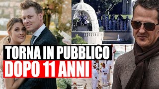 Clamoroso Michael Schumacher Riappare in pubblico dopo 11 anni al matrimonio della figlia [upl. by Archaimbaud]