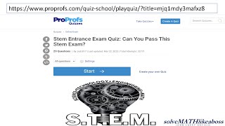 STEM ENTRANCE EXAM REVIEWER  GRADE 9 AND 10 MATH [upl. by Nellahs]