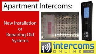 How to Install New or Fix Old Broken Apartment Intercoms [upl. by Icyak423]