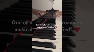 Satisfied from Hamilton musical piano version without music sheet [upl. by Mas]