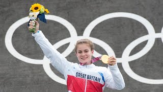 It’s crazy we’ve made history BMX gold medallist Beth Shriever tastes glory after crowdfunding [upl. by Leeann758]