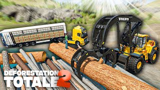 TRANSFORMER des TONNES de bois en PLANCHES   Déforestation Totale S2 09  Farming Simulator 22 [upl. by Eciruam]