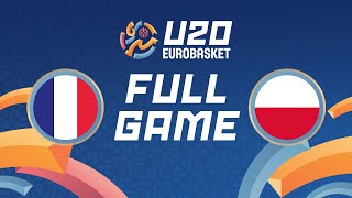 Group Phase  France v Poland  Full Basketball Game  FIBA U20 EuroBasket 2024 [upl. by Mcquillin]