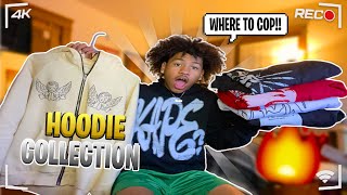 MY INSANE HOODIE COLLECTION  BEST PLACES TO BUY HOODIES FOR CHEAP 👀🔥 [upl. by Eitisahc384]