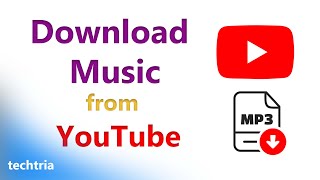 How to Download Music from YouTube to MP3 [upl. by Htedirem]