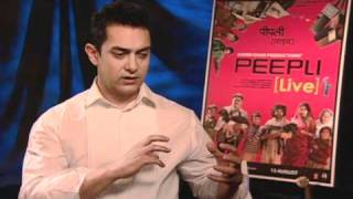 Peepli Live  Exclusive Producer Aamir Khan Interview [upl. by Atalayah]